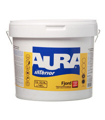 Изображение товара Краска влагостойкая Aura Interior Fjord база А белая 15 л