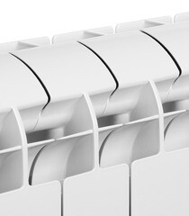 Радиатор биметаллический Global Style Plus 500 мм 8 секций 1" боковое подключение белый - фото 2