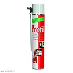 Пена монтажная бытовая Soudal Profil зимняя 625 мл