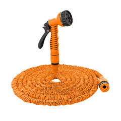 Изображение товара Набор для полива 30 м Вихрь с растягивающимся шлангом и пистолетом 7 режимов (73/7/2/27)