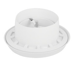 Анемостат приточно-вытяжной регулируемый Era с фланцем и стопорным кольцом d100 мм белый - фото 3