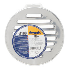 Решетка вентиляционная нержавеющая сталь приточно-вытяжная d130 мм с фланцем d100 мм без покрытия - фото 3