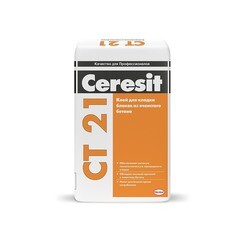 Клей для кладки блоков Ceresit СT 21 25 кг