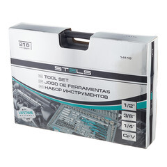 Набор инструментов универсальный Stels (14115) (216 шт.) - фото 5