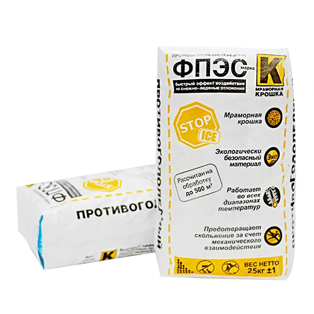 Изображение товара Реагент противогололедный ФПЭС марка К -50 °С 25 кг