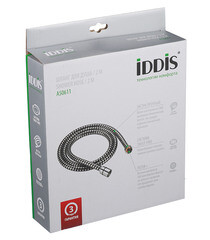 Шланг для душа Iddis 2000 мм пластик хром (A5061120) - фото 3