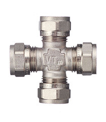 Крестовина VALTEC (VTm.341.N.161616) 16 обж(ц) х 16 обж(ц) х 16 обж(ц) х 16 обж(ц) - фото 3