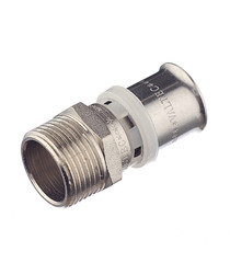 Соединитель прямой VALTEC (VTm.201.N.002005) 20(пресс) х 3/4 НР(ш) - фото 2