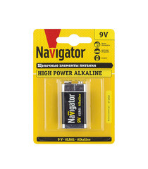 Изображение товара Батарейка Navigator крона 6LR61/6F22 9 В (1 шт.)