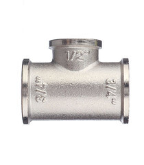 Тройник переходной Valtec 3/4 ВР(г) х 1/2 ВР(г) х 3/4 ВР(г) латунный (VTr.750.N.0504) - фото 4