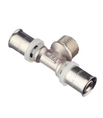 Тройник VALTEC (VTm.233.N.160416) 16(пресс) х 1/2 НР(ш) х 16(пресс) - фото 4