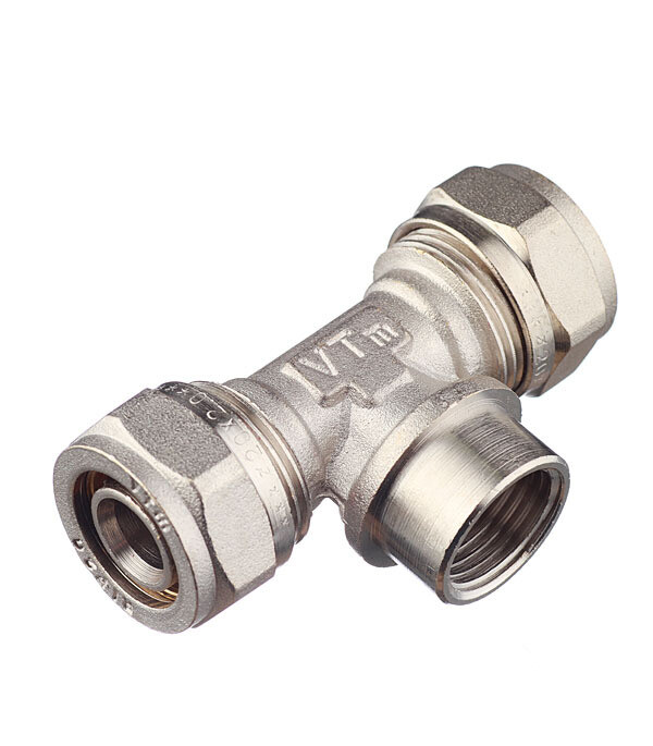Изображение товара Тройник VALTEC (VTm.332.N.200420) 20 обж(ц) х 1/2 ВР(г) х 20 обж(ц)