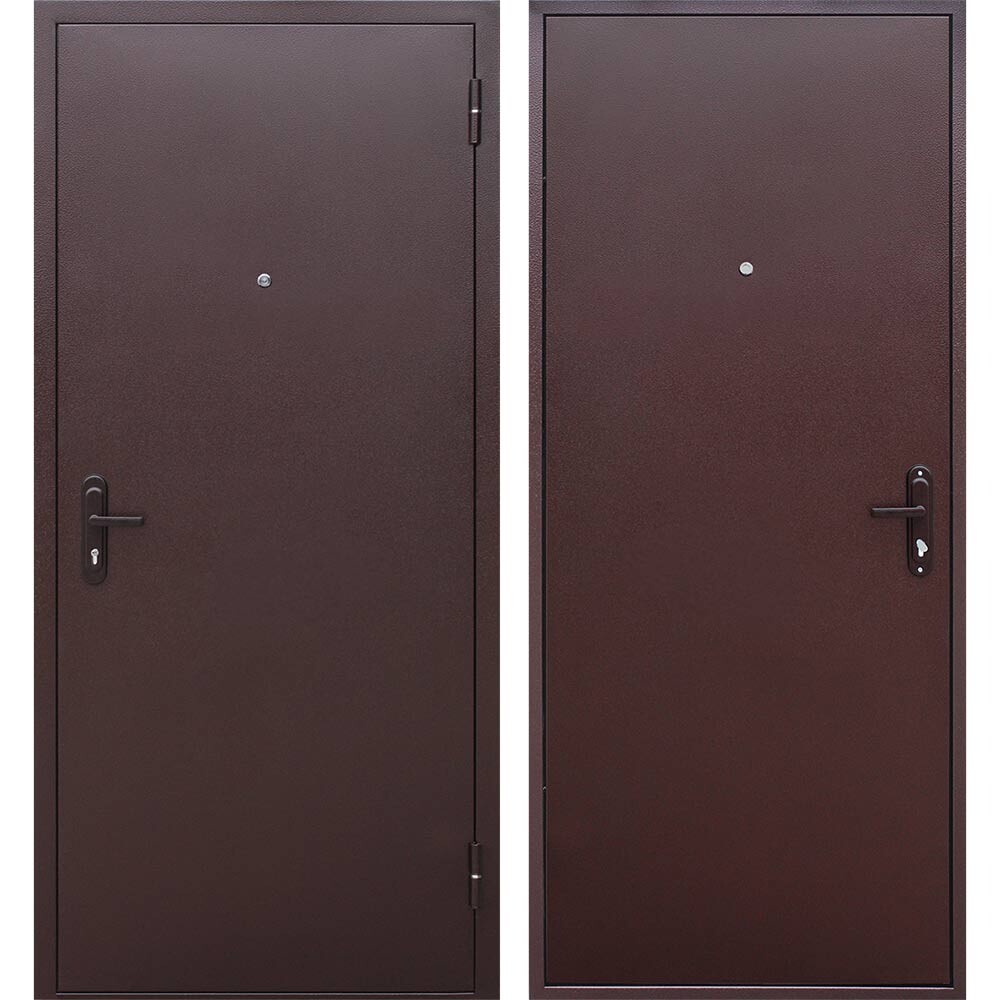 Изображение товара Входная стальная дверь Ferroni Стройгост 5 РФ правая медный антик 960х2050 мм