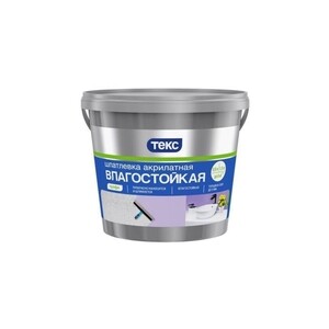 Шпатлевка латексная влагостойкая Текс Профи белая 1,5 кг — купить в ...