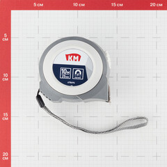 Рулетка КМ с автостопом магнитная 10 м x 25 мм - фото 4