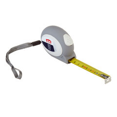 Рулетка КМ с автостопом 3 м x 16 мм - фото 1