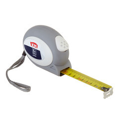 Рулетка КМ с автостопом 8 м x 25 мм - фото 1