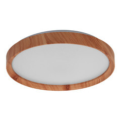 Светильник светодиодный накладной Сонекс Woodi 3000-6500К 48 Вт 18 кв.м белый IP43 с пультом (3019/DL) - фото 1