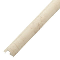 Изображение товара Уголок ПВХ для кафельной плитки наружный 10 мм 2,5 м мрамор алебастровый