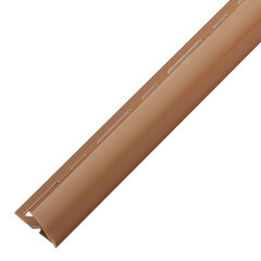 Изображение товара Уголок ПВХ для кафельной плитки наружный 10 мм 2,5 м капучино