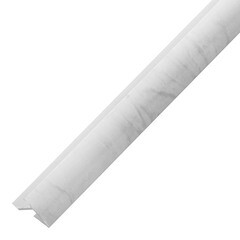 Изображение товара Уголок ПВХ для кафельной плитки наружный 10 мм 2,5 м мрамор белый