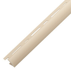 Уголок ПВХ для кафельной плитки наружный 8 мм 2,5 м слоновая кость - фото 1