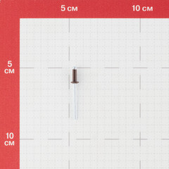 Заклепка вытяжная 3,2x8 мм алюминий/сталь коричневая RAL 8017 (100 шт.) - фото 4