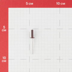 Заклепка вытяжная 4,0x12 мм алюминий/сталь коричневая RAL 8017 (100 шт.) - фото 2