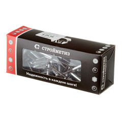 Заклепка вытяжная 4,0x16 мм алюминий/сталь коричневая RAL 8017 (100 шт.) - фото 3