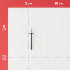 Заклепка вытяжная 4,0x6 мм алюминий/сталь коричневая RAL 8017 (100 шт.) - фото 4