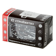 Заклепка вытяжная 4,0x8 мм алюминий/сталь коричневая RAL 8017 (100 шт.) - фото 3