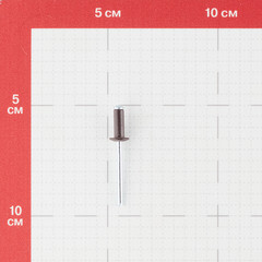 Заклепка вытяжная 4,8x12 мм алюминий/сталь коричневая RAL 8017 (100 шт.) - фото 2