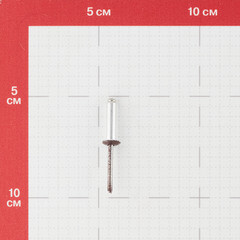 Заклепка вытяжная 4,8x18 мм алюминий/сталь коричневая RAL 8017 (100 шт.) - фото 3