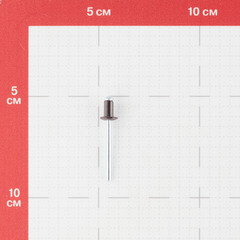 Заклепка вытяжная 4,8x8 мм алюминий/сталь коричневая RAL 8017 (100 шт.) - фото 3
