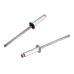 Заклепка вытяжная 3,2x12 мм алюминий/сталь серая RAL 7024 (100 шт.) - фото 4