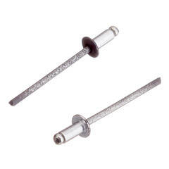 Заклепка вытяжная 3,2x6 мм алюминий/сталь серая RAL 7024 (100 шт.) - фото 4