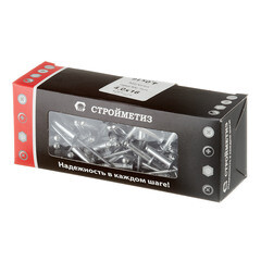 Заклепка вытяжная 4,0x16 мм алюминий/сталь серая RAL 7024 (100 шт.) - фото 4