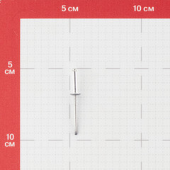 Заклепка вытяжная 4,0x16 мм алюминий/сталь серая RAL 7024 (100 шт.) - фото 2