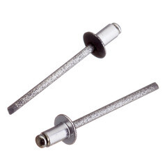 Заклепка вытяжная 4,0x6 мм алюминий/сталь серая RAL 7024 (100 шт.) - фото 4