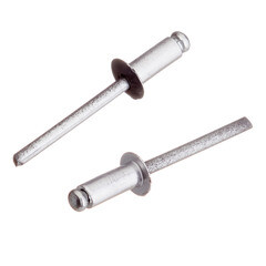 Заклепка вытяжная 4,8x12 мм алюминий/сталь серая RAL 7024 (100 шт.) - фото 4