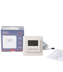 Изображение товара Терморегулятор электронный цифровой для теплого пола Spyheat NLC-511H бежевый