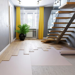 Подложка под кварцвиниловую плитку 1 мм 1,2х10 м EVA Pavitec Pro LVT 12 кв.м сверхплотная - фото 2