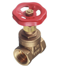 Изображение товара Задвижка клиновая латунный Valtec 1/2 ВР(г) х 1/2 ВР(г) вентиль (VT.012.G.04)