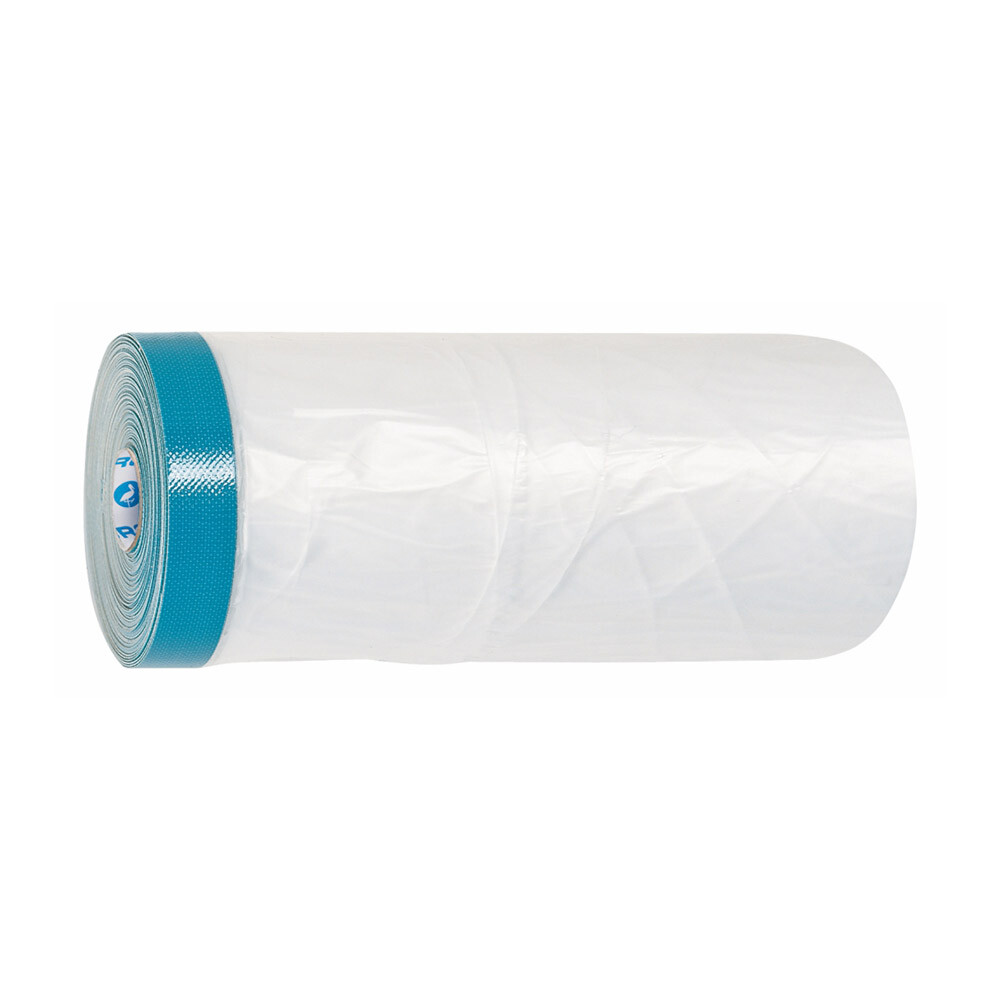 Изображение товара Пленка защитная Storch 1,4x16 м 7 мкм с армированной лентой Чехия Изображение товара Пленка защитная Storch 1,4x16 м 7 мкм с армированной лентой Чехия