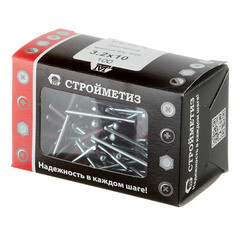 Заклепка вытяжная 3,2x10 мм алюминий/сталь красная RAL 3005 (100 шт.) - фото 2