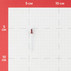 Заклепка вытяжная 3,2x6 мм алюминий/сталь красная RAL 3005 (100 шт.) - фото 3