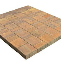 Изображение товара Плитка тротуарная разноразмерная Старый город Ландхаус color mix Прайд BRAER (12,9 кв.м)