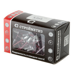 Заклепка вытяжная 4,0x6 мм алюминий/сталь красная RAL 3005 (100 шт.) - фото 3