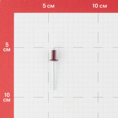 Заклепка вытяжная 4,8x10 мм алюминий/сталь красная RAL 3005 (100 шт.) - фото 2