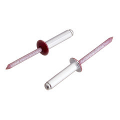 Заклепка вытяжная 4,8x18 мм алюминий/сталь красная RAL 3005 (100 шт.) - фото 4